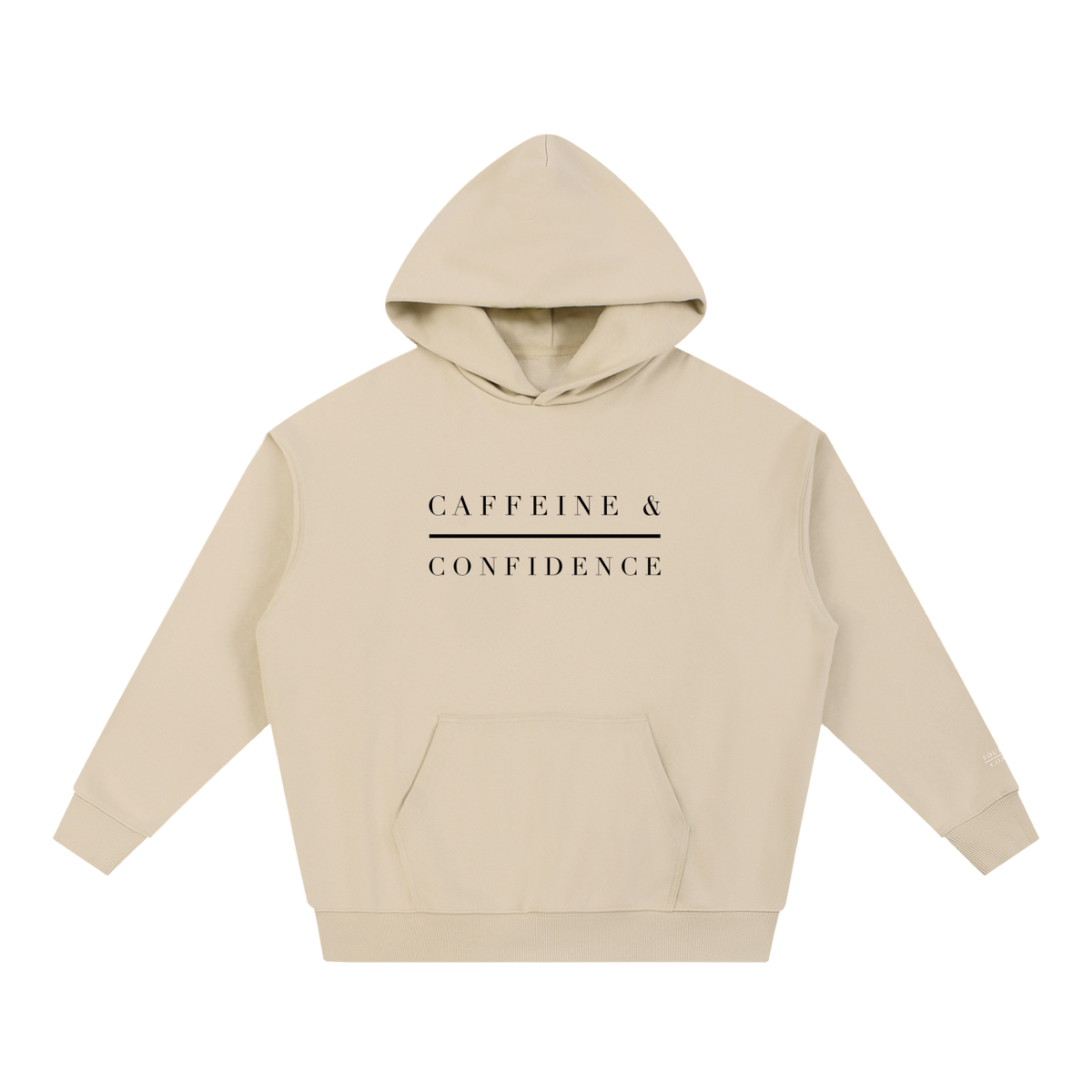 Caffeine & Confidence Lg | Essential Heavyweight Hoodie