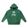 GIRL GANG Snow Wash Fleece Oversize Hoodie