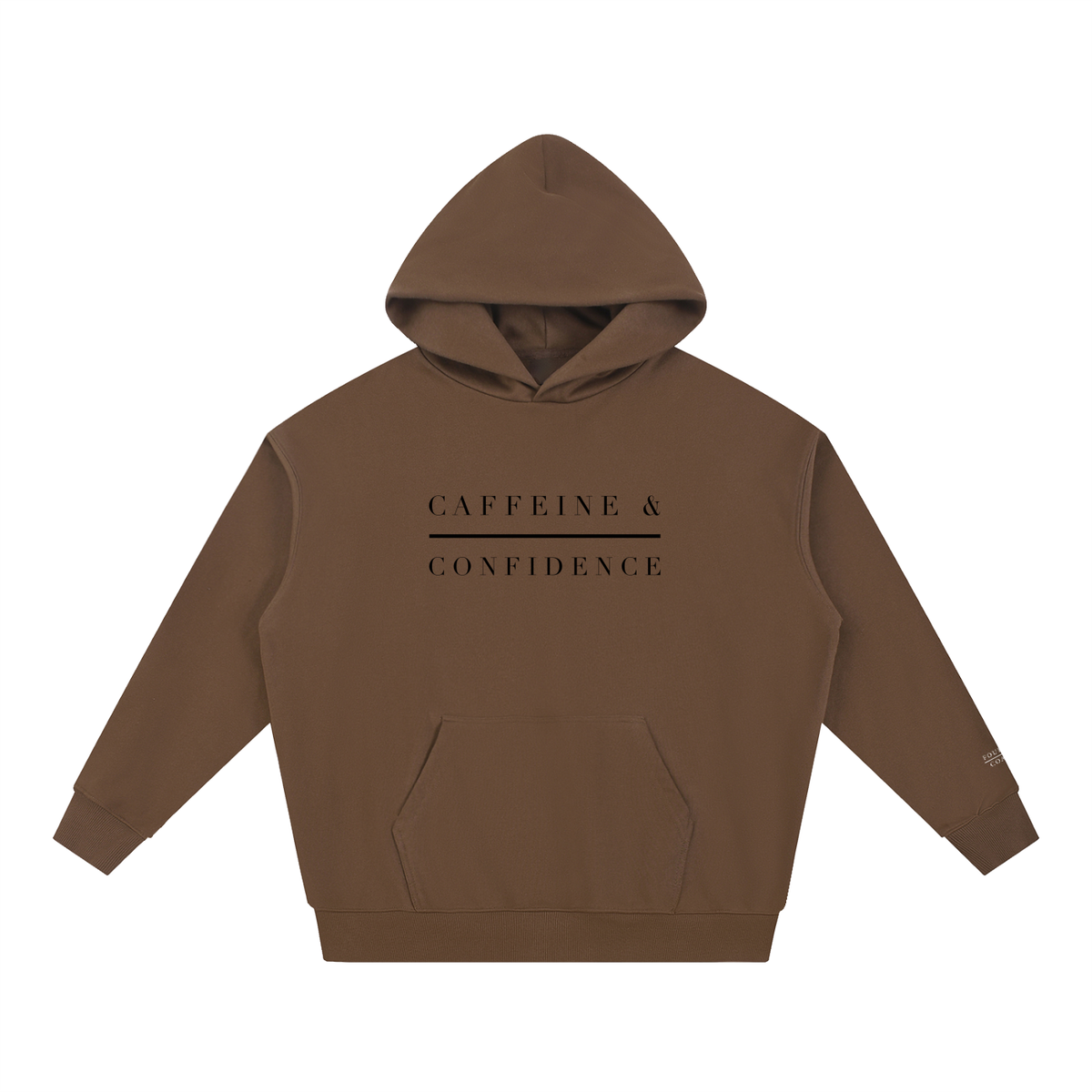 Caffeine & Confidence Lg | Essential Heavyweight Hoodie