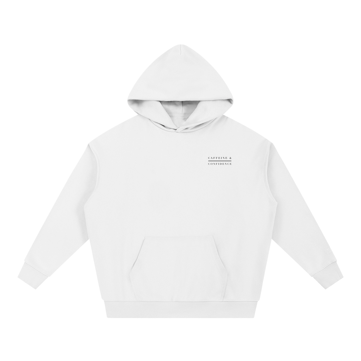 Caffeine & Confidence Sm | Essential Heavyweight Hoodie