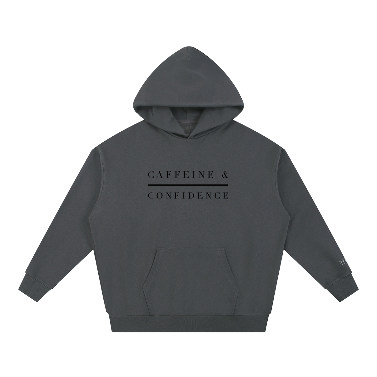 Caffeine & Confidence Lg | Essential Heavyweight Hoodie