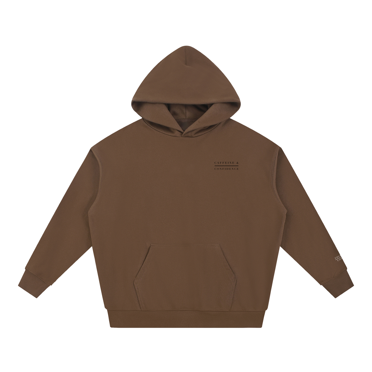 Caffeine & Confidence Sm | Essential Heavyweight Hoodie