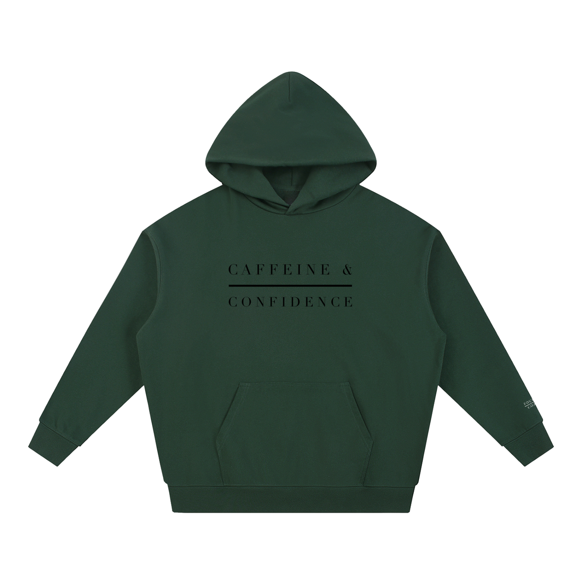 Caffeine & Confidence Lg | Essential Heavyweight Hoodie