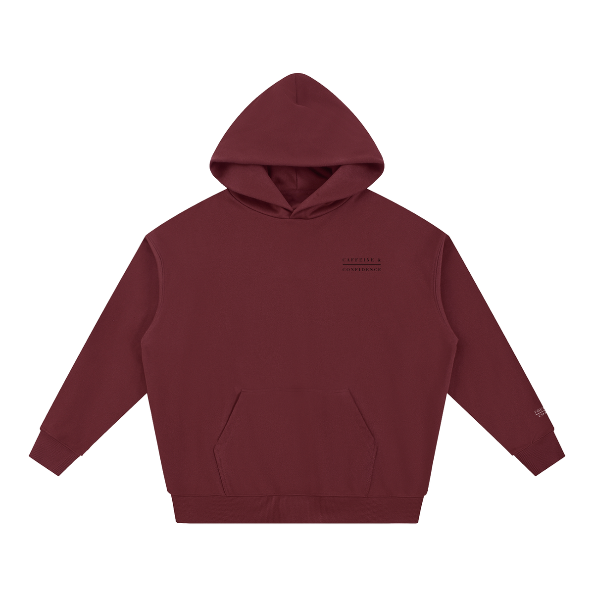 Caffeine & Confidence Sm | Essential Heavyweight Hoodie