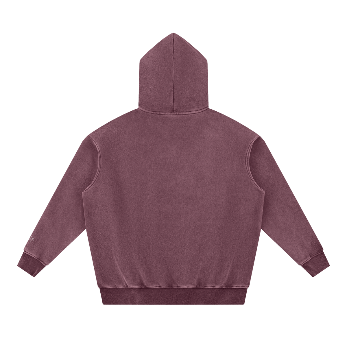 GIRL GANG Snow Wash Fleece Oversize Hoodie