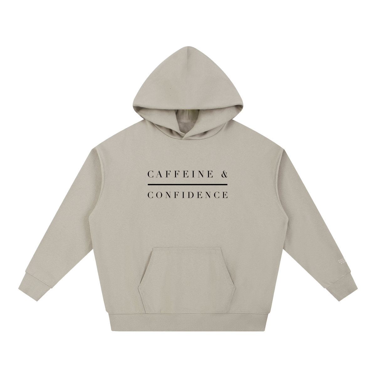 Caffeine & Confidence Lg | Essential Heavyweight Hoodie