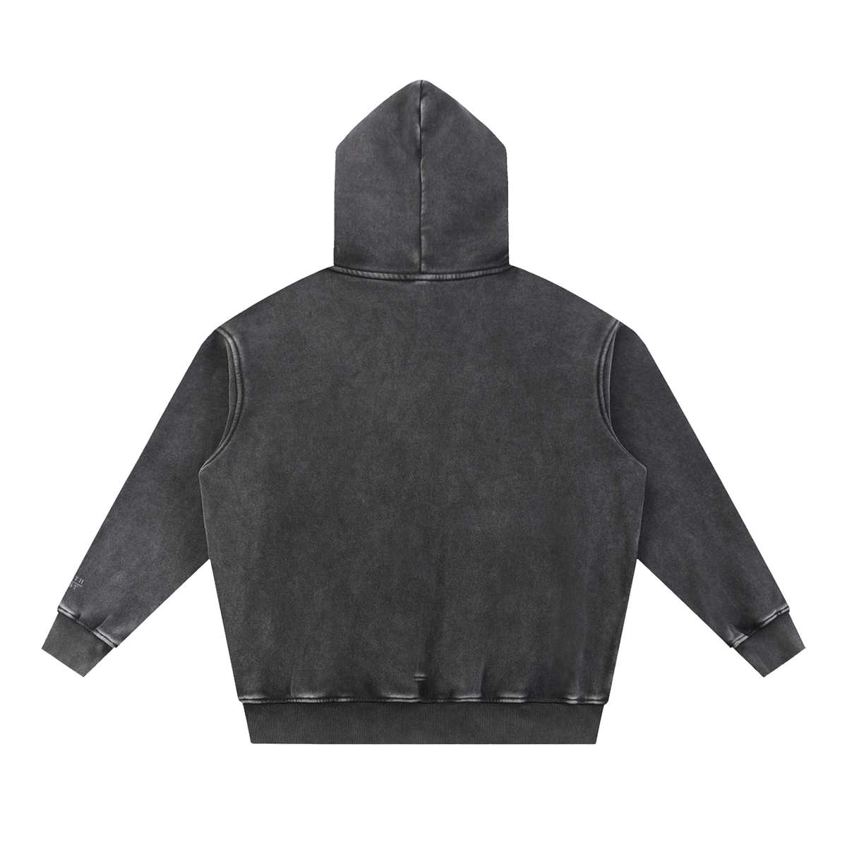 GIRL GANG Snow Wash Fleece Oversize Hoodie