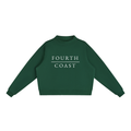 Essential Fleece Mock-Neck Crew Sweatshirt