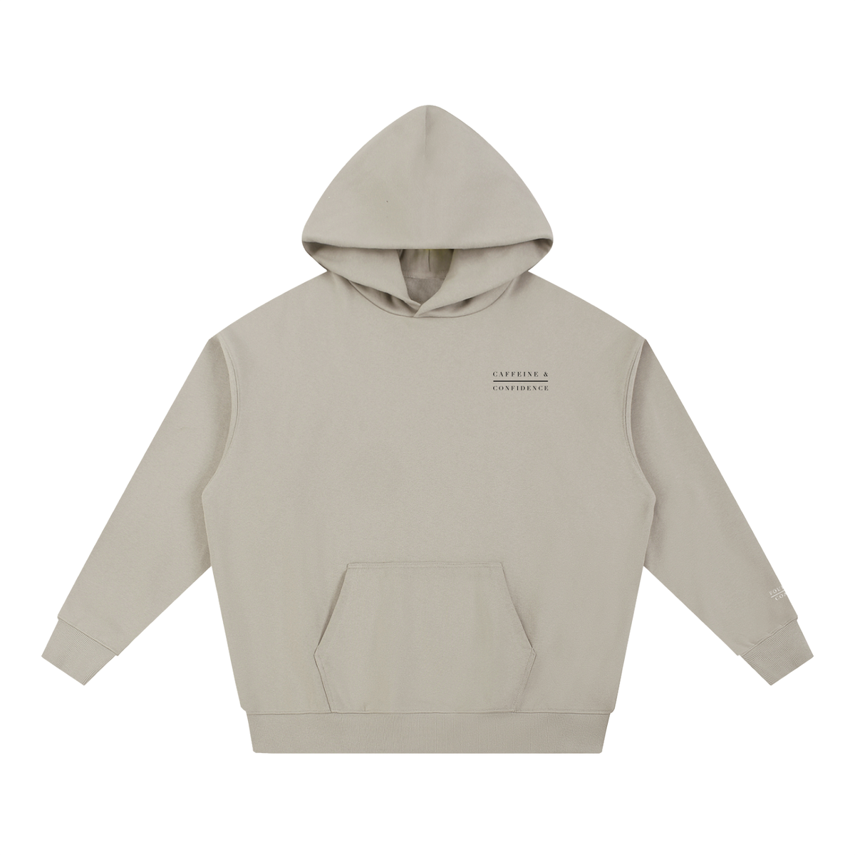 Caffeine & Confidence Sm | Essential Heavyweight Hoodie