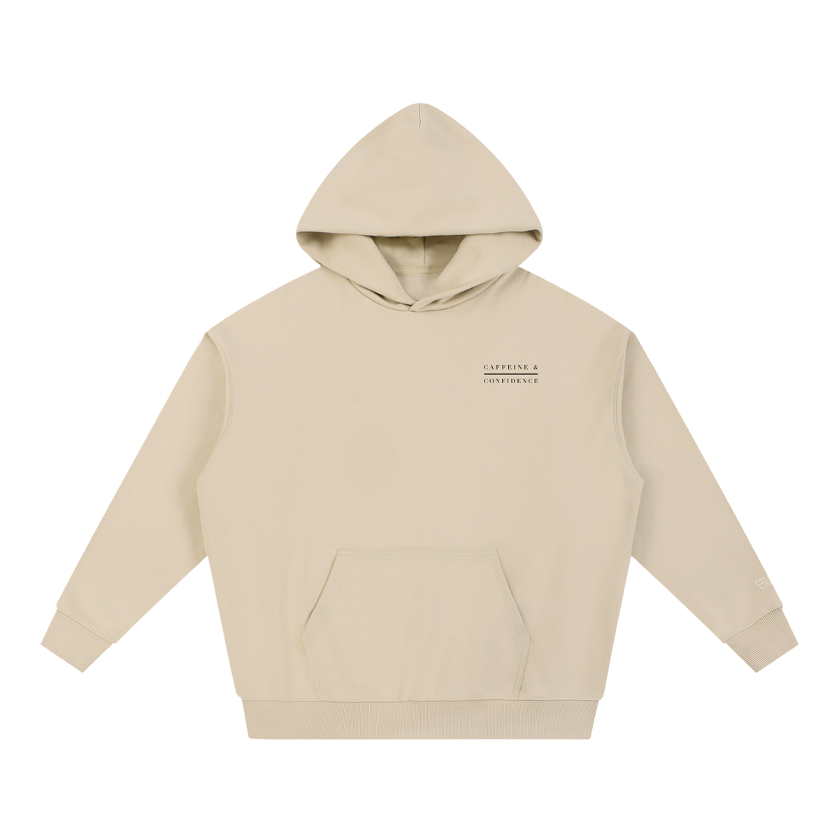 Caffeine & Confidence Sm | Essential Heavyweight Hoodie